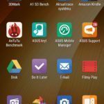 Asus Zenfone 2 – hlavní nabídka aplikací