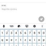 Asus Zenfone 2 -psaní zpráv, klávesnice
