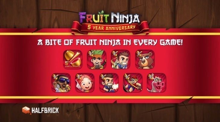 Fruit ninja 5 let