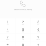 Huawei P8 Lite dialer