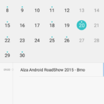 Huawei P8 Lite kalendář