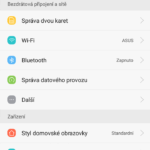 Huawei P8 Lite nastavení