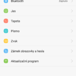 Huawei P8 Lite obecné nastavení