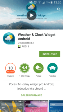 Widget – Google play 1
