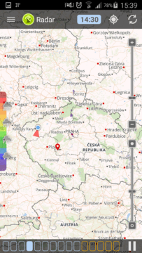 Widget meteoradar 2