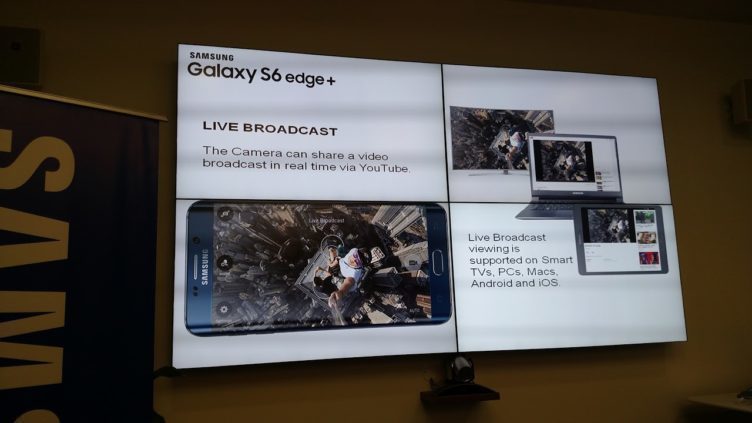 samsung galaxy s6 edge+ live broadcast samsung galaxy s6 edge+ live broadcast