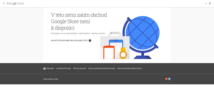 V Česku a na Slovensku Obchod Play nenabízí zakoupení zařízení