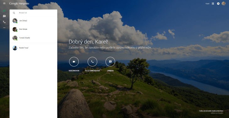 Google spouští Hangouts jako samostatnou webovou aplikaci