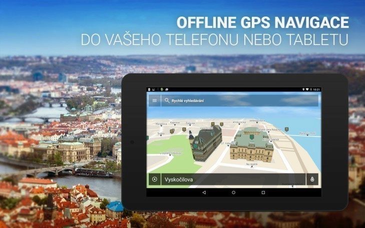 NACESTY je offline GPS navigace