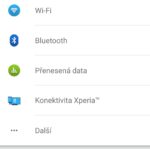 Objem přenesených dat najdete v nastavení