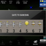 Výběr gate pro let BAW2846