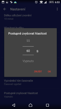 Hodiny Google 4.2 umí postupné zvyšování hlasitosti budíku