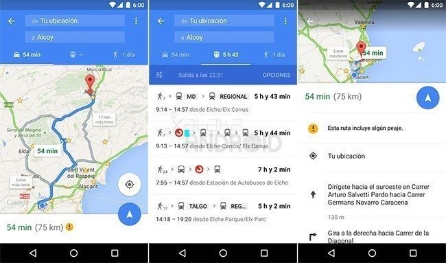 Mapy Google 9.14 přinášejí novinky v uživatelském rozhraní navigace
