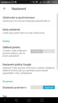 Android pro začátečníky 12 –  Fotky Google (1)