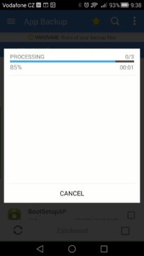Android pro začátečníky –  app backup (2)