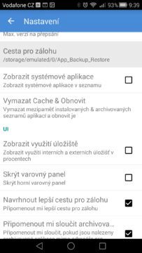 Android pro začátečníky –  app backup (3)