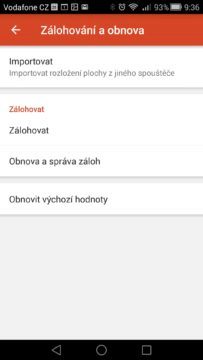 Android pro začátečníky –  záloha aplikace Nova Launcher (1)