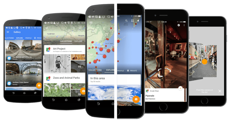 Google oznámil novou verzi aplikace Street View pro Android i iOS