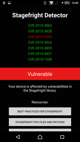 Android 5.1.1 na Xperiích Z je stále zranitelný