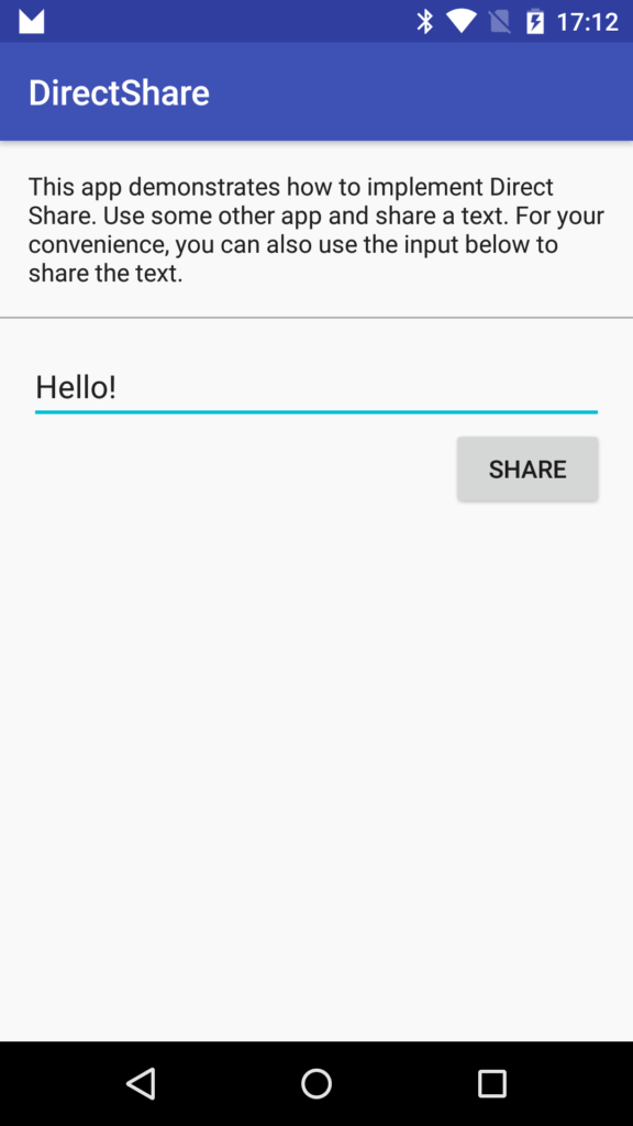 Aplikace DirectShare
