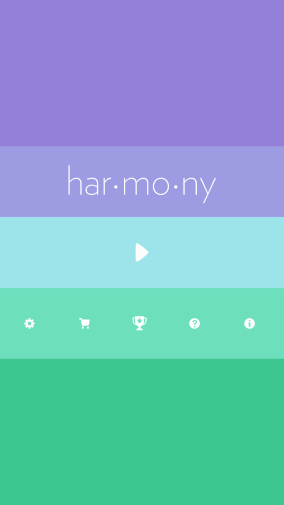 harmony minimalisticka hra