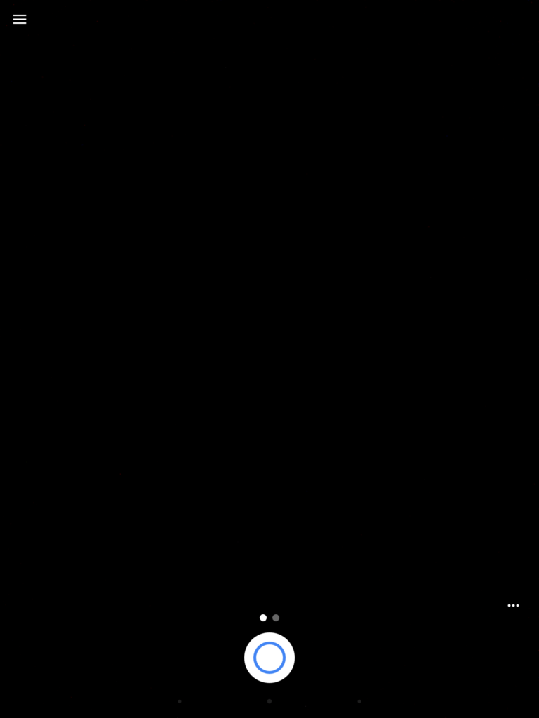 Rozhraní nové aplikace Fotoaparát Google 3.0