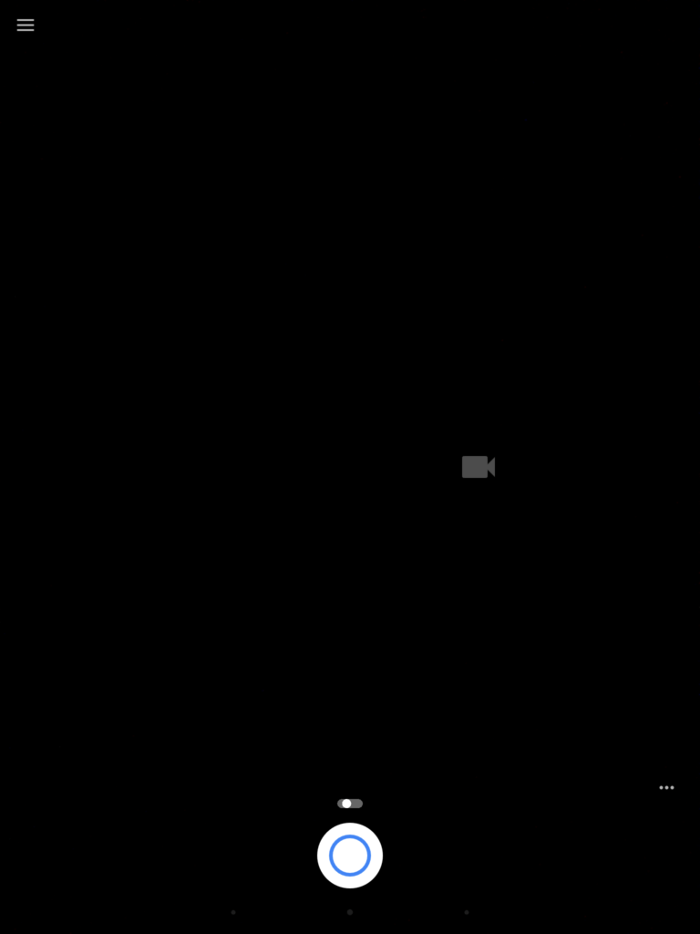 Rozhraní nové aplikace Fotoaparát Google 3.0