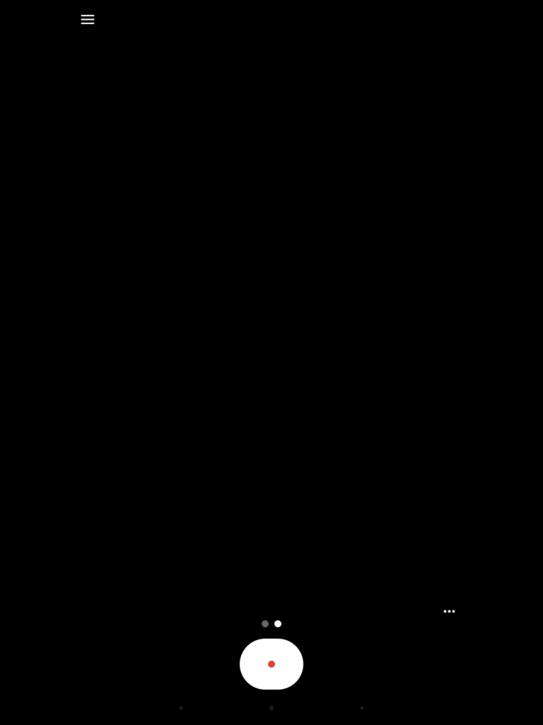 Rozhraní nové aplikace Fotoaparát Google 3.0