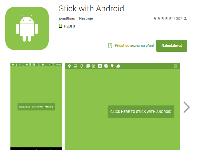 stick with android stick with android