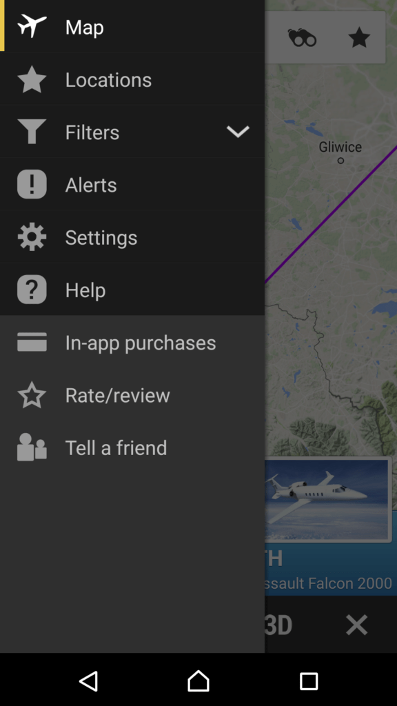 FlightRadar24 s moderním vzhledem