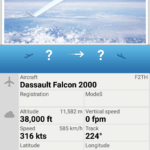 FlightRadar24 s moderním vzhledem