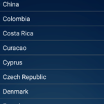 Sekce Countries