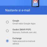 Nastavení e-mailu na Exchange serveru