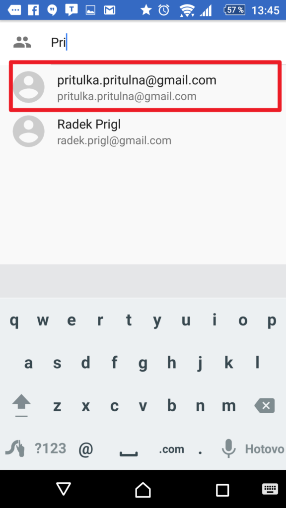 Pozvání partnerky