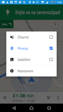 V Česku Mapy Google 9.16 funkci nenabízejí