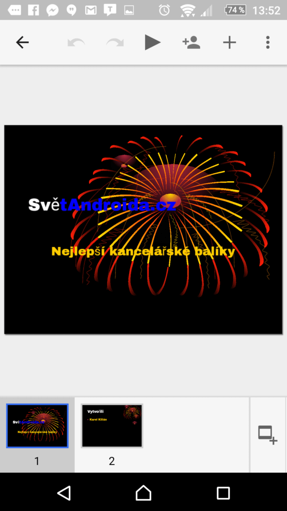 Prezentace Google