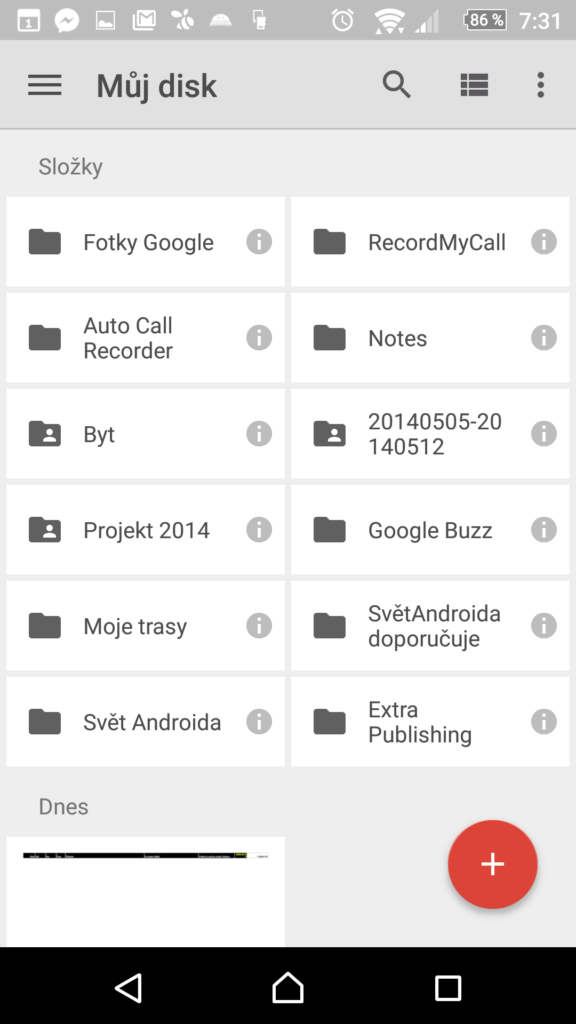 Disk Google