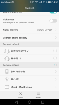 Android pro začátečníky – Bluetooth (1)