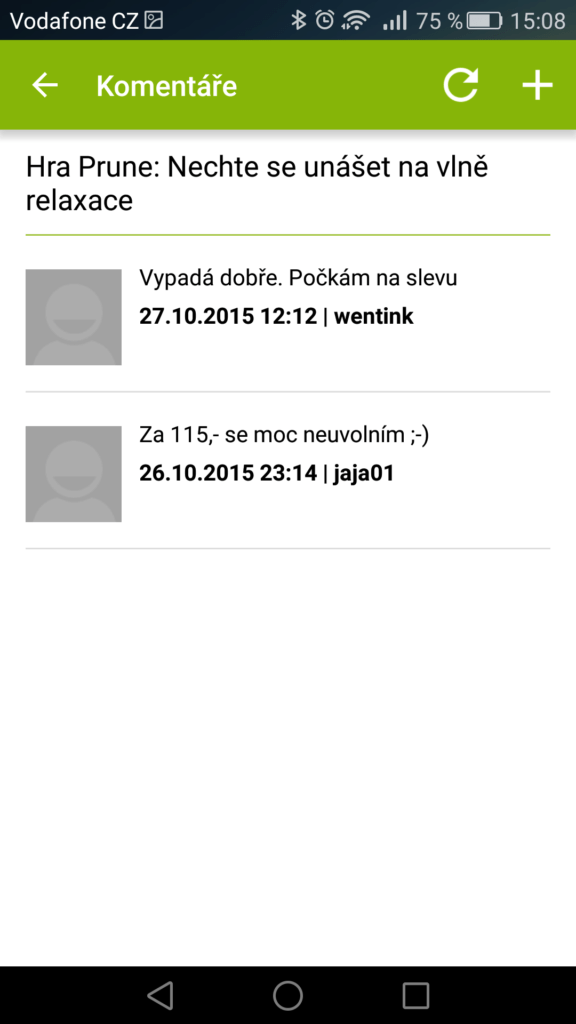 Aplikace Svět Androida 2.2.0 2