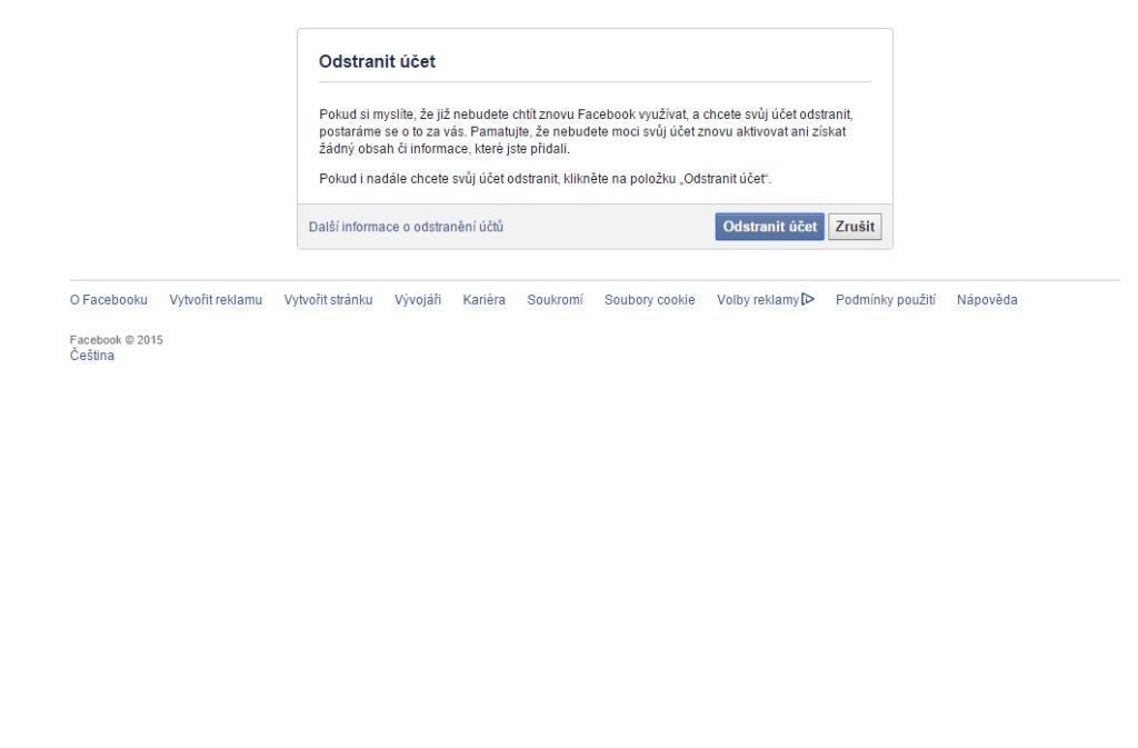 Facebook Deaktivace1