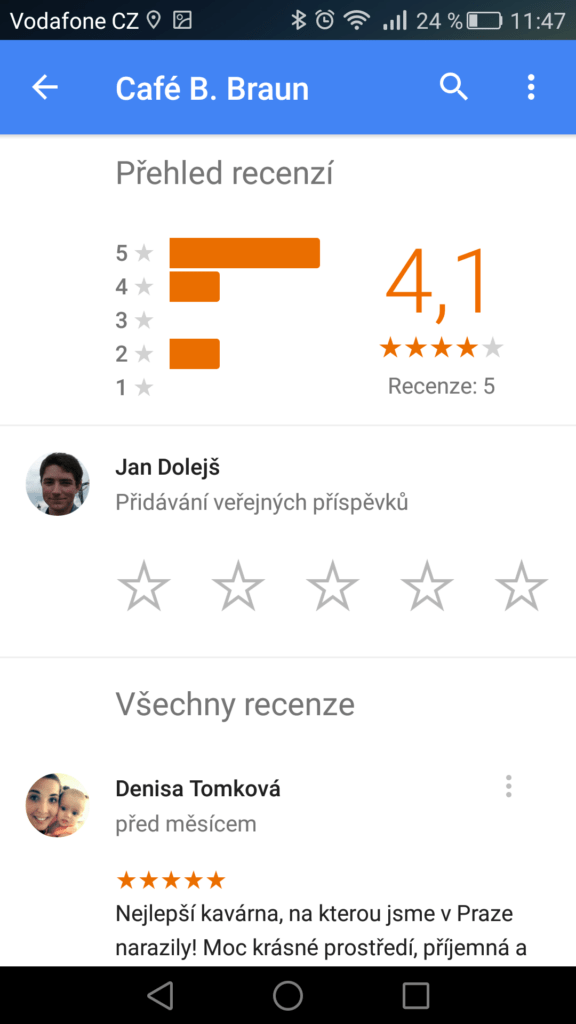 Google Mapy 15