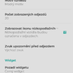 MHD Tabule – Screenshot aplikace (1)