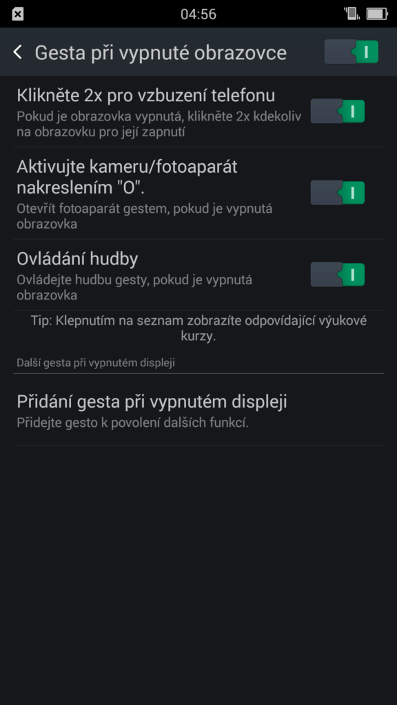 Oppo R7 gesta 2