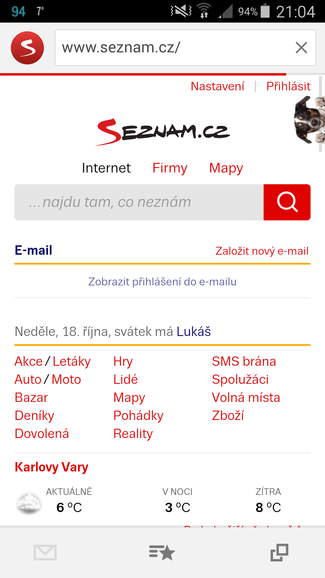 očko tv seznamka texty