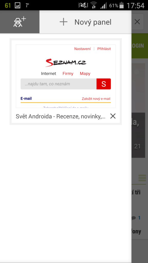 Seznam.cz prohlížeč 3