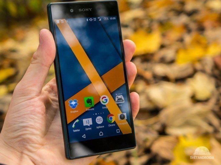 Sony-Xperia-Z5-konstrukce zepředu