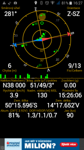 Acer Liquid E700 - gps satelity