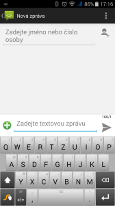 Acer Liquid E700 - klávesnice Swype