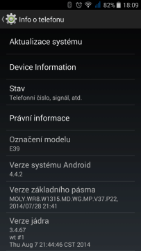 Acer Liquid E700 - systém Android 4.4.2 (1)