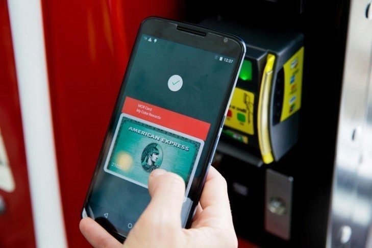 android pay čtečka otisků